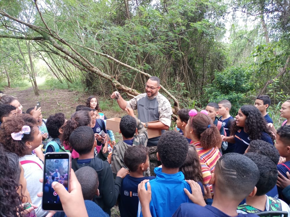 Leia mais sobre o artigo Gepam realiza visita guiada e soltura de animal silvestre em São José