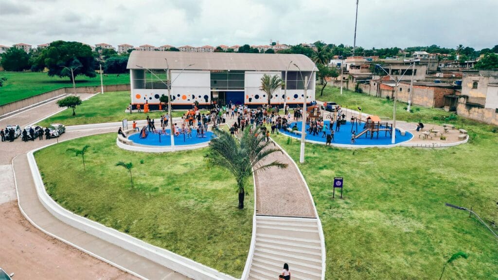 Segurança e Guarda Municipal de Itaboraí participam de inauguração no bairro Novo Horizonte, em Manilha.